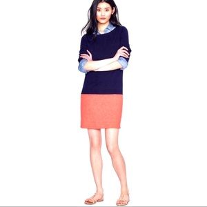 2xHP 💕 J Crew Maritime Colorblock Shift Dress